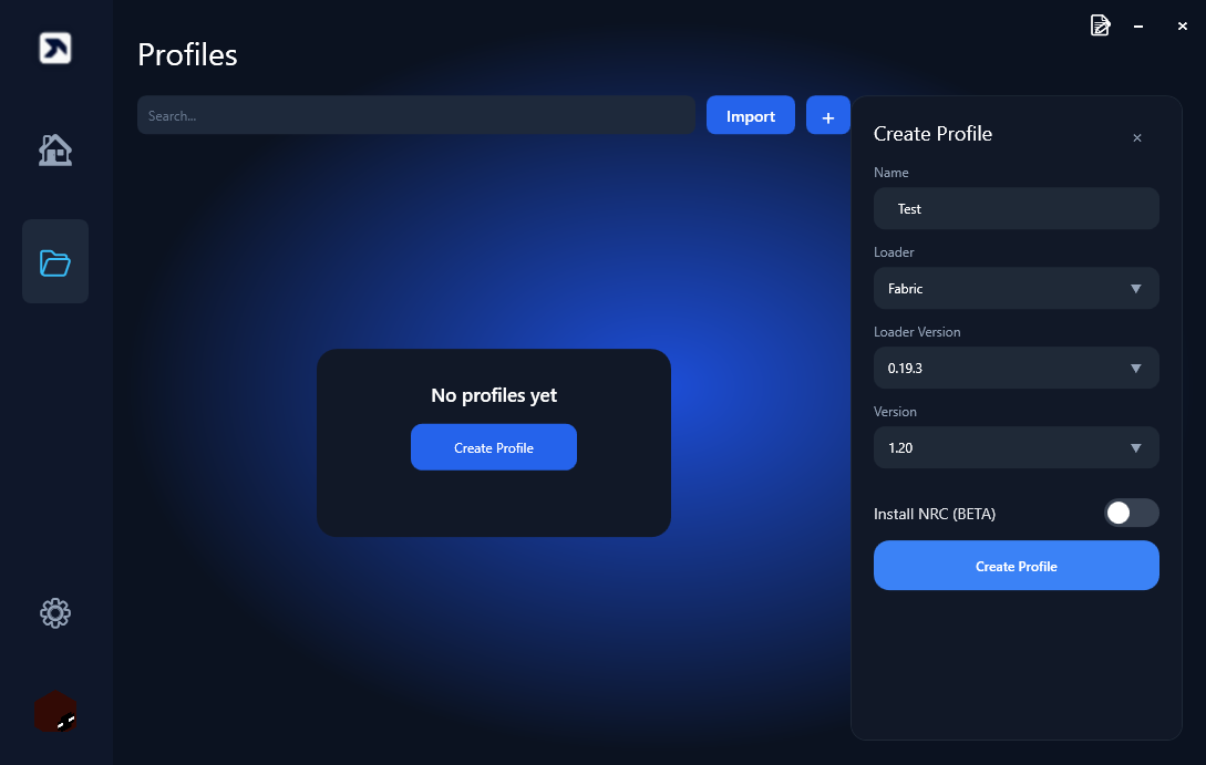 High performance Minecraft client