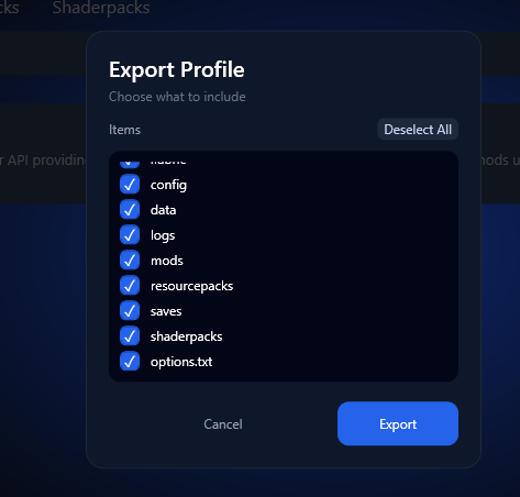 High performance Minecraft client